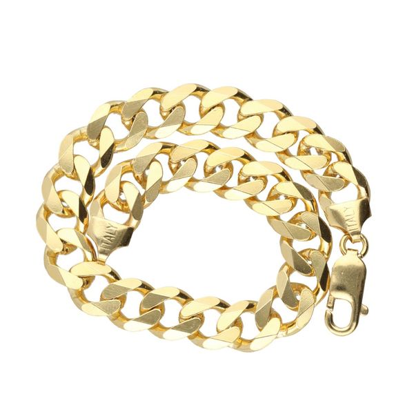 9k Gold Plated Curb Bracelet