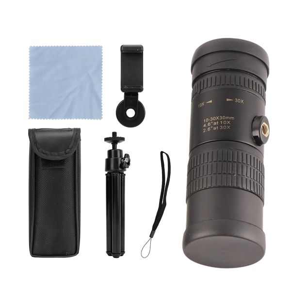 10-30x Magnification Monocular for Wildlife Hunting Hiking