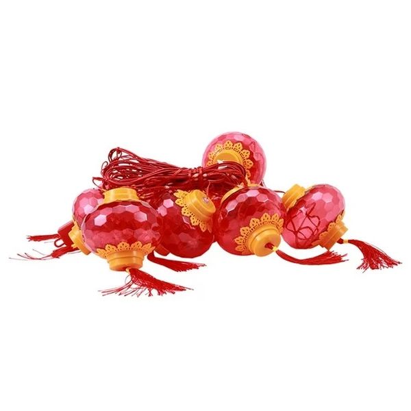 Red Lantern Curtain Lights LED Festival Fairy Light 3.5M Decorative Light