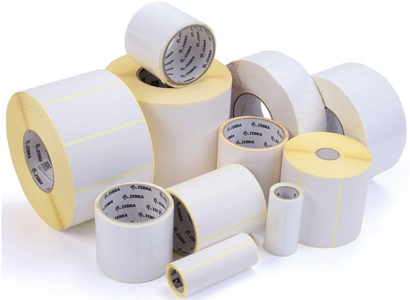 Zebra Z-Perform 1000TThermal Transfer Paper Labels, Uncoated 102x38mm - 25mm Core