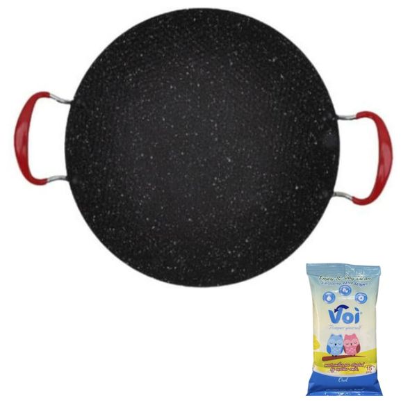 Non Stick Camping Outdoor Braai/Grill Pan With Cleaning Wipes