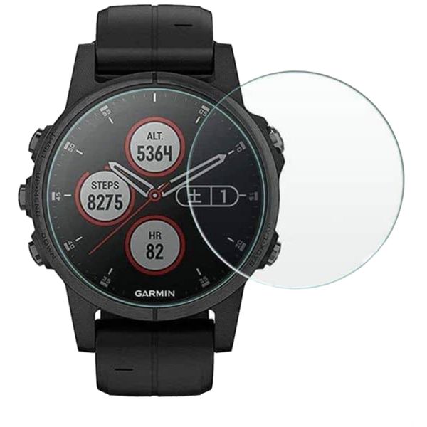 FocusFit Tempered Glass Screen Protector For Garmin Fenix 5s Plus