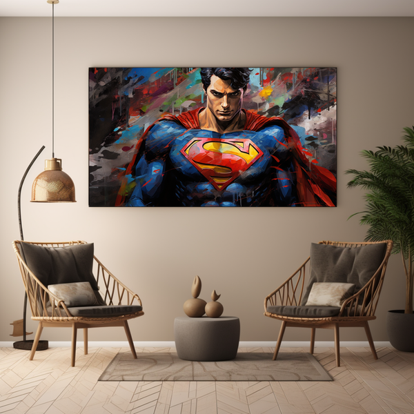 Canvas Wall Art - Comic Book Heroes - BK0151