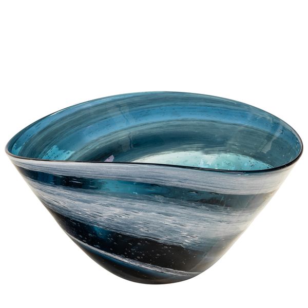 Blue Spinel Glass Bowl