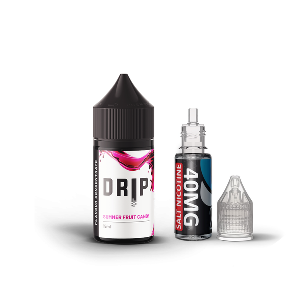30ml DRIP Vape Juice DIY Salt Longfill Kit - Summer Fruit Candy - 20mg