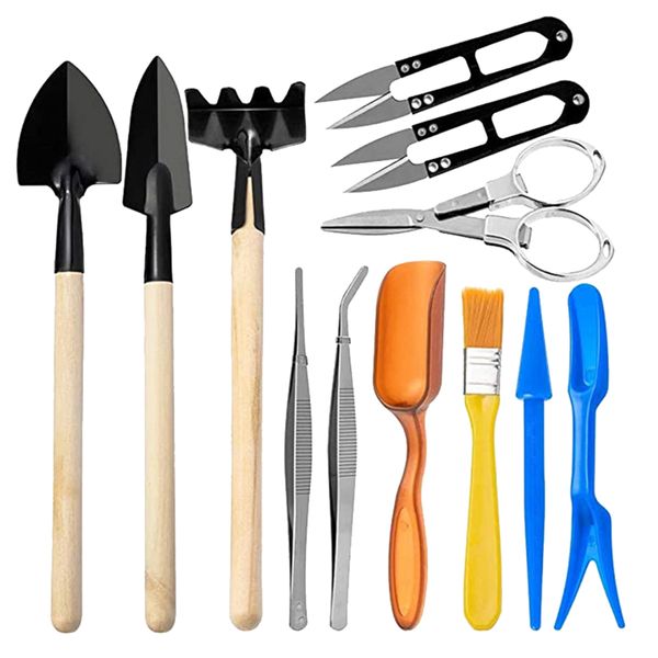 12 in 1 Mini Gardening Planting Tool Set For Bonsai Small Plants
