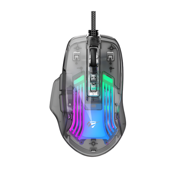 HAVIT MS1011SE RGB Backlit Transparent Gaming Mouse
