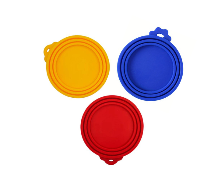 Pet Food Can Covers/Lids Safe/Silicone Dog &amp; Cat -3 Pack