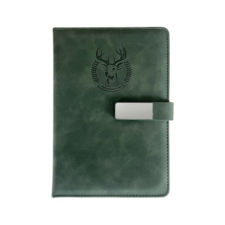 Paper Lion Laser Engraved PU Leather Cover A5 Notebook - Reindeer Pattern Image