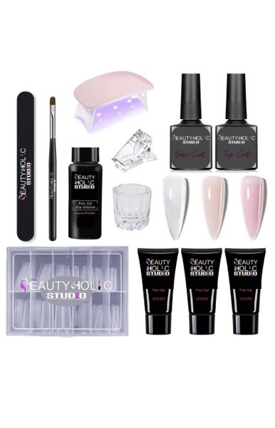The Beautyholic Elemental PolyGel Nail Starter Kit with Base &amp; Top Coat