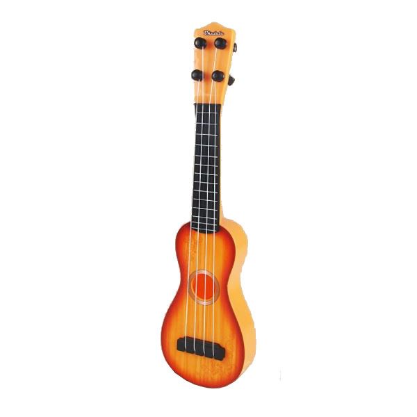 Olive Tree - Children Toy Ukulele (Mini Guitar) Figure 8 Shape -Yellow Wood