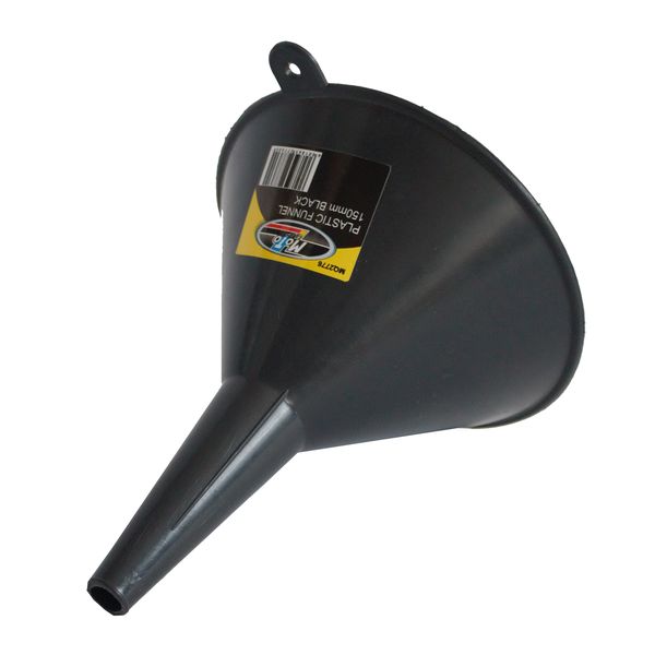 Motoquip - Plastic Funnel 150mm - Black