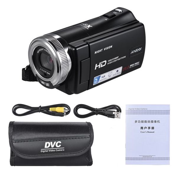 Vlogging Video Digital Camcorder 16x Zoom with Fill Light 20MP