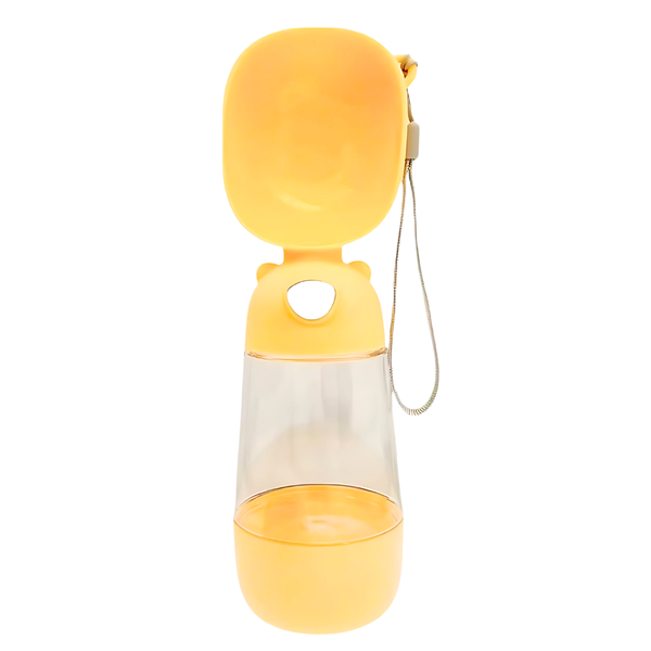 2-in-1 Portable Dog Water Bottle &amp; Food Container for Walking,Hiking,Travel