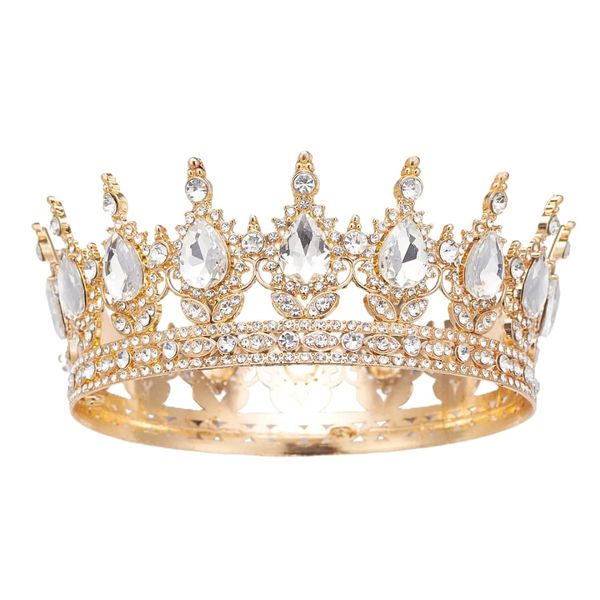 Queen Crown for Women Crystal Tiara for Girl Rhinestone Wedding Headband