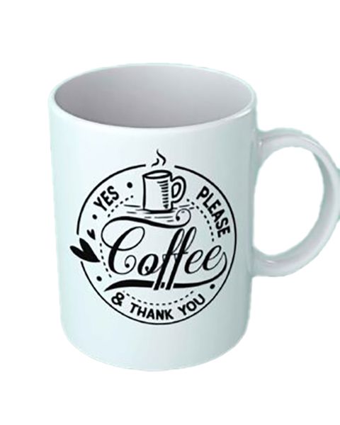 Novelty mug - Coffee, yes, please and thank you