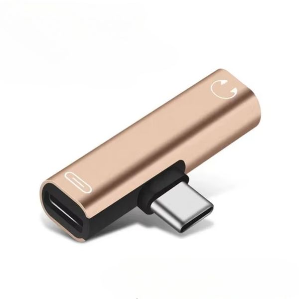 2 In 1 Type C To 3.5mm Jack Adapter (Not supported by Samsung)