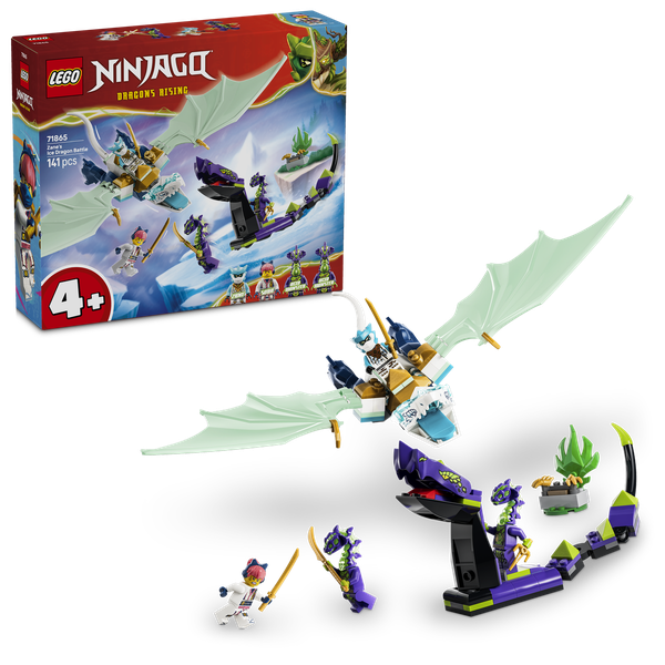 LEGO® NINJAGO® Zane’s Ice Dragon Battle Toy Set 71865