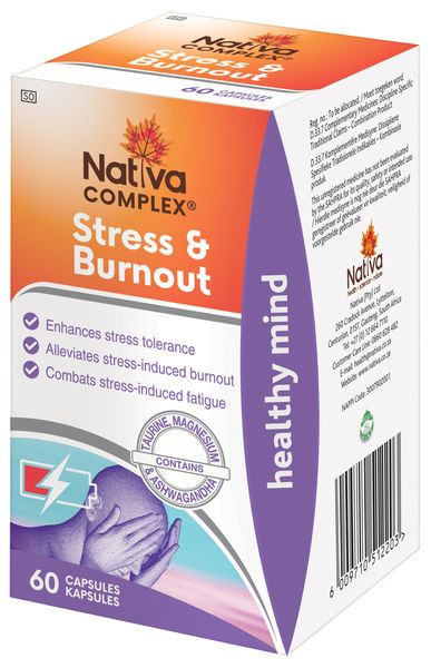 Nativa Complex Stress &amp; Burnout Capsules - 60's