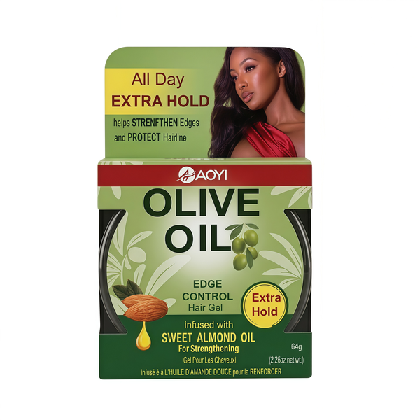 AOYI Olive Oikl Edge Control All day Extra Hold Hair Gel 64g Strengthening