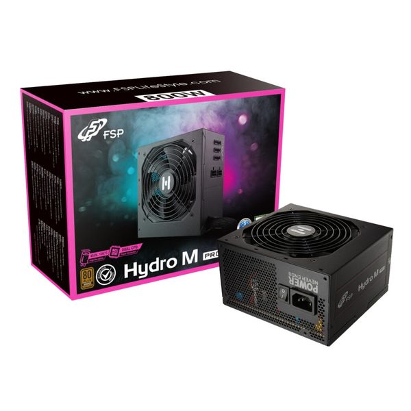 FSP Hydro M-Pro 800W 80 Plus Bronze Gen5 Semi-Modular Power Supply