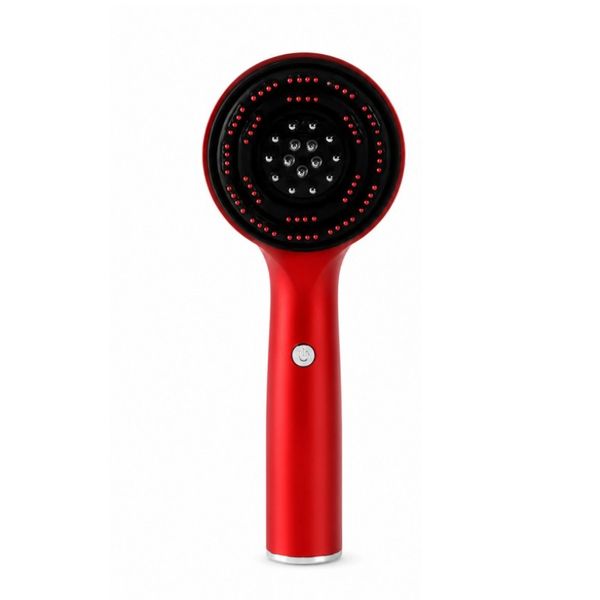 Herbal Comb EMS Microcurrent Massage Hair Growth Comb, Red