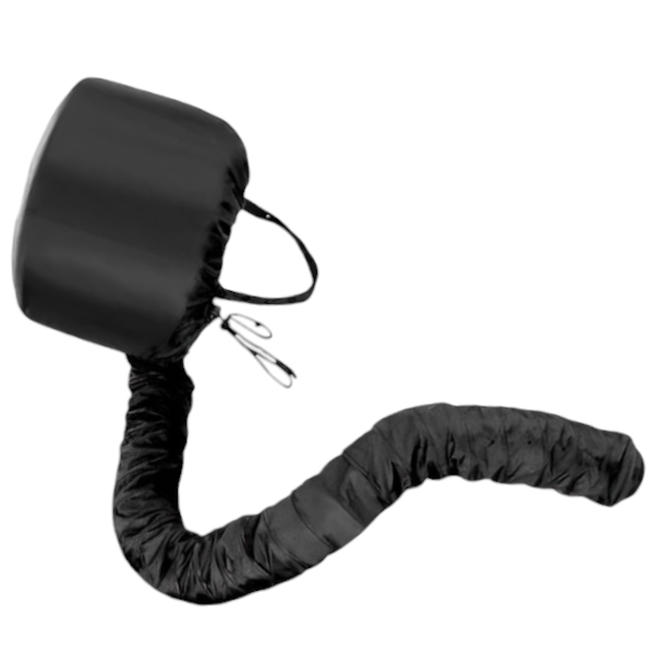 Adjustable Hair Dryer Bonnet With Heat Diffusion Technology - Black