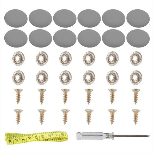 1Set Leather Snap Upholstery Buttons Fit for Tufting Furniture Bed Sofa Cha