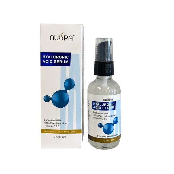 Nuspa Hyaluronic Acid Serum 60ml - improves skin texture and brightness