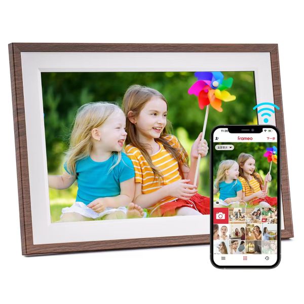 BezosMax 15.6-Inch Digital Photo Frame 32GB 2K resolution TouchScreen