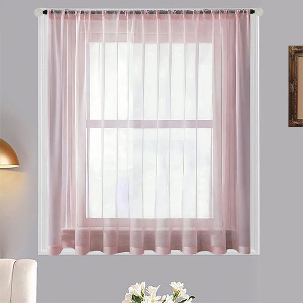Mystic Voile - Pink - Rod Pocket image