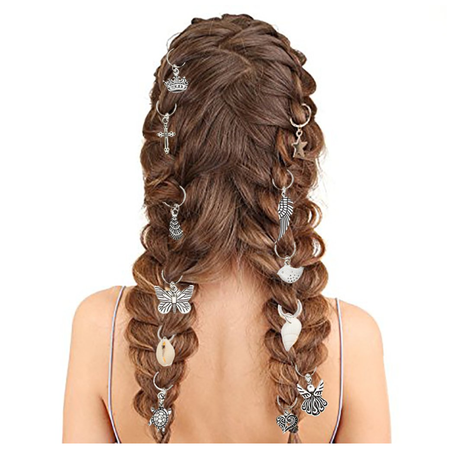 5 Piece Lady Girls Shell Hair Rings, Braids Plaits Hair Clips | Buy Online  in South Africa 