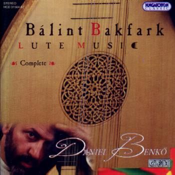 Daniel Benko - The Complete Lute Music (CD)