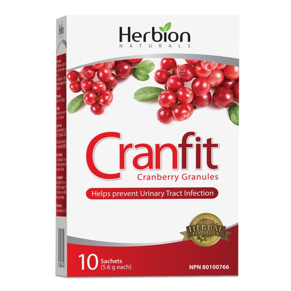 Herbion Naturals Cranfit Cranberry Granules 10 Sachets / 250 mg per Sachet