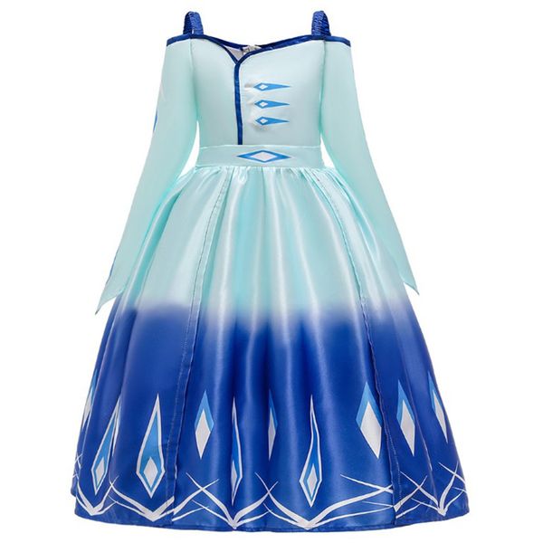 Winter Wonderland Blue Princess Dress