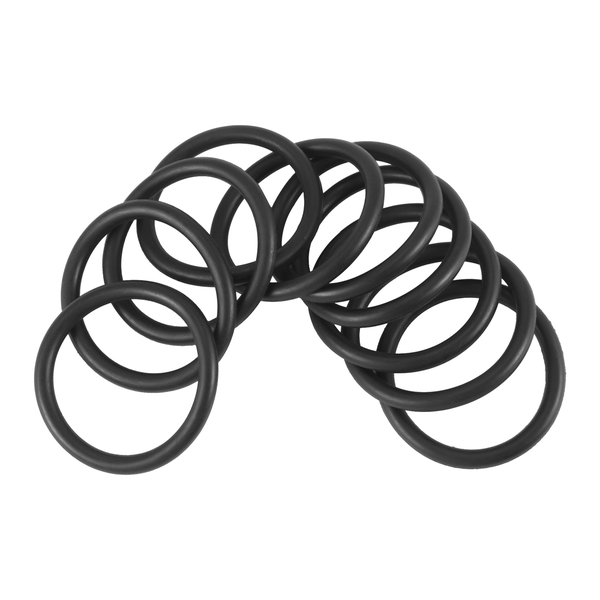 10 Pcs Metric O Rings Black Nitrile Rubber 40 Mm Od 4 Compatible with None