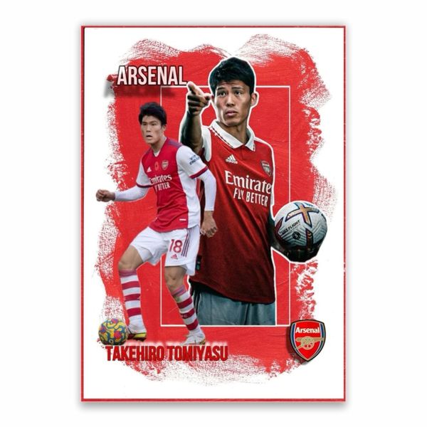 Takehiro Tomiyasu Arsenal Poster - A1