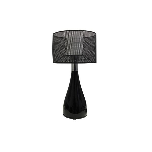 ACDC - 1x E27 Black Base Black Shade Light Fitting