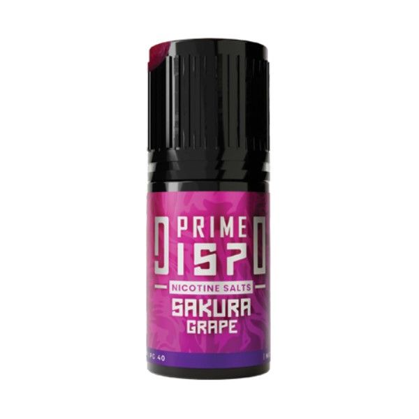30ml Dispo Prime Salts Vape Juice - Sakura Grape - 35mg