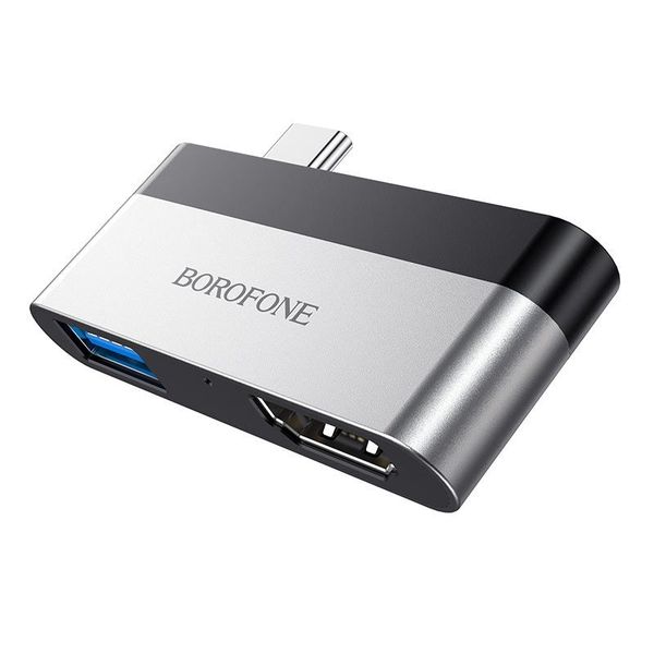 Borofone DH2 Adapter Type-C to HDMI &amp; USB3.0