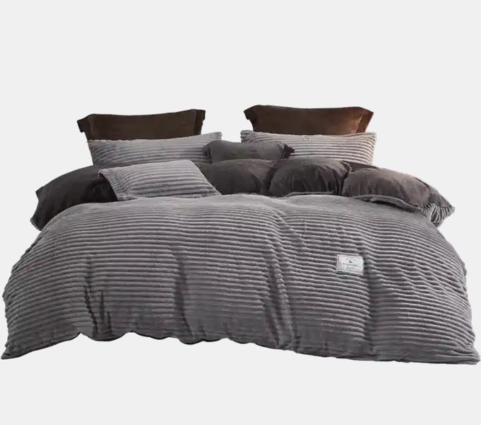 5 Pieces Striped Duvet Cover Set
