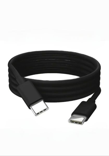 2 Meter USB Type-C To USB Type-C Fast Charging Data Cable - Black