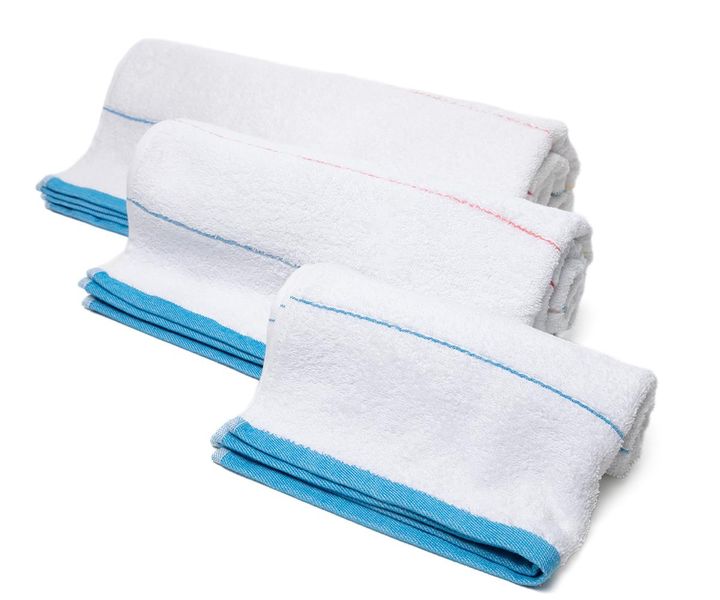 Essentials - 450gsm Rainbow Stripe Woven 3 Piece Towel Set