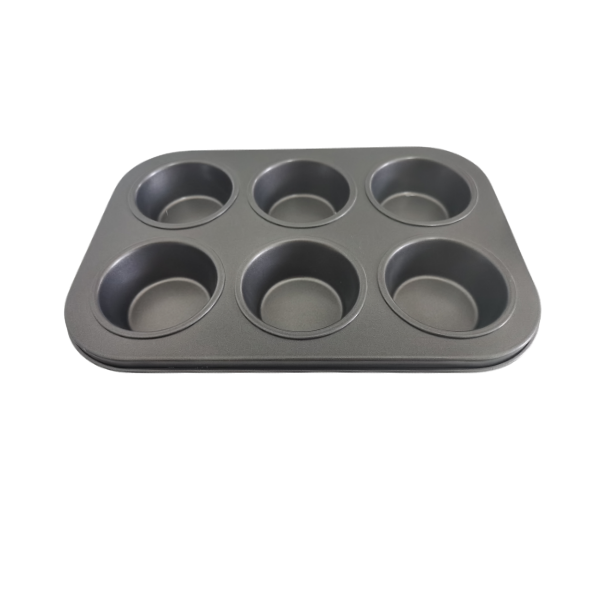 6 Cups Muffin Pan - Premium Non-stick coating