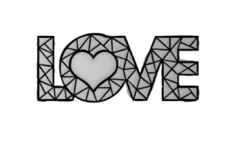 Love Word Wall art
