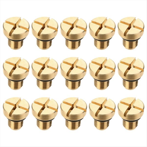 15Pcs Radiator Overflow Coolant Expansion Tank Bleeder Screw For Bmw