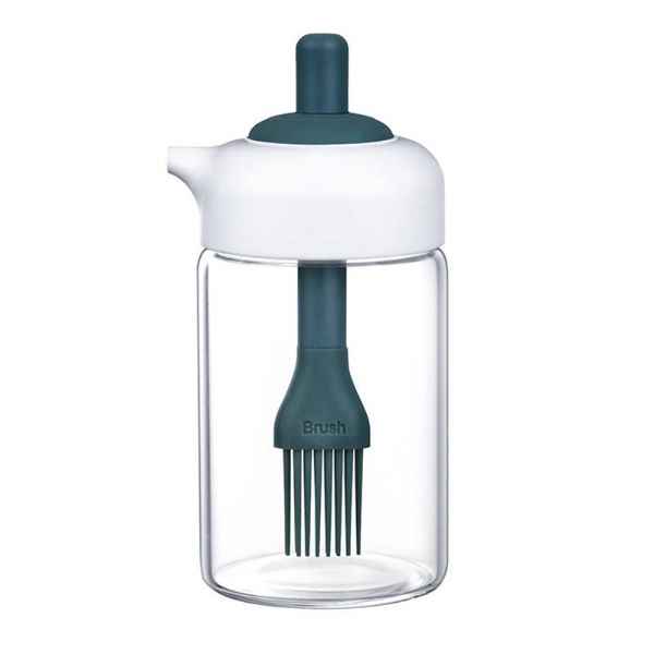 2-in-1 Oil &amp; Vinegar Dispenser - Dual Chamber Condiment Bottle