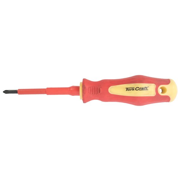 Tork Craft - Screwdriver Insulated Phil.No.1 x 80mm Vde - 3 Pack