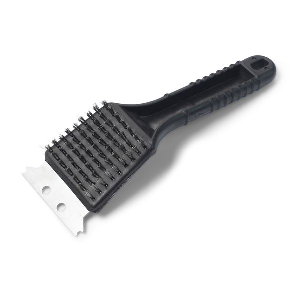 Home 'n Leisure - BBQ Grill Cleaner with Scraper - Nylon - Black - 21cm