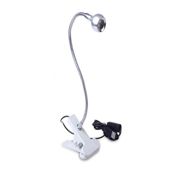 Optic USB LED clip light-white